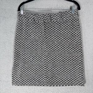 Express Womens Size 7/8 Mini Skirt Terry Cloth Chevrons Belted Y2K Boho Mod Gogo